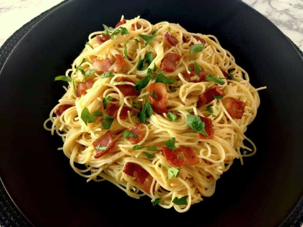 O Espaguete à Carbonara