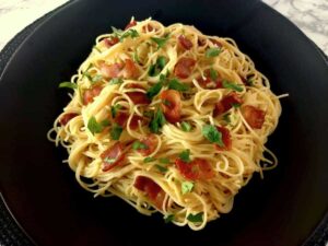 Espaguete à Carbonara